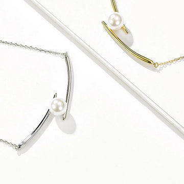 Colar Zircônia Cúbica Detalhes em Moda Minimalista Elegante