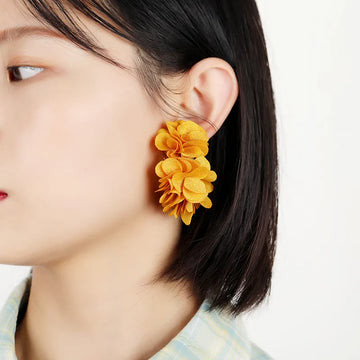 Brinco Flor de Renda