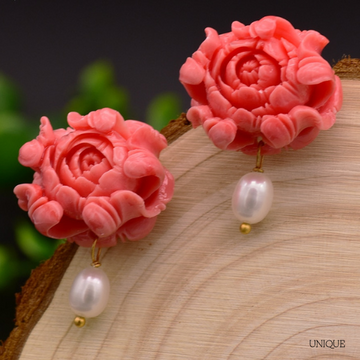 Brinco Flor com Pérola