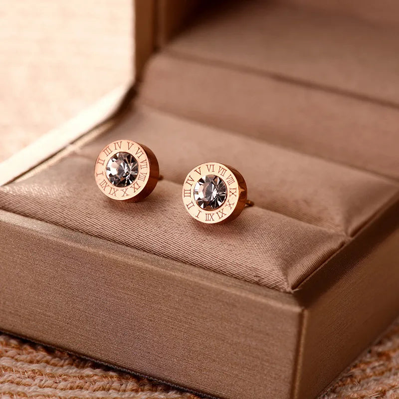 Brinco Imperial Romano com Cristal de Zircônia