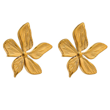 Brinco Flor Dourada