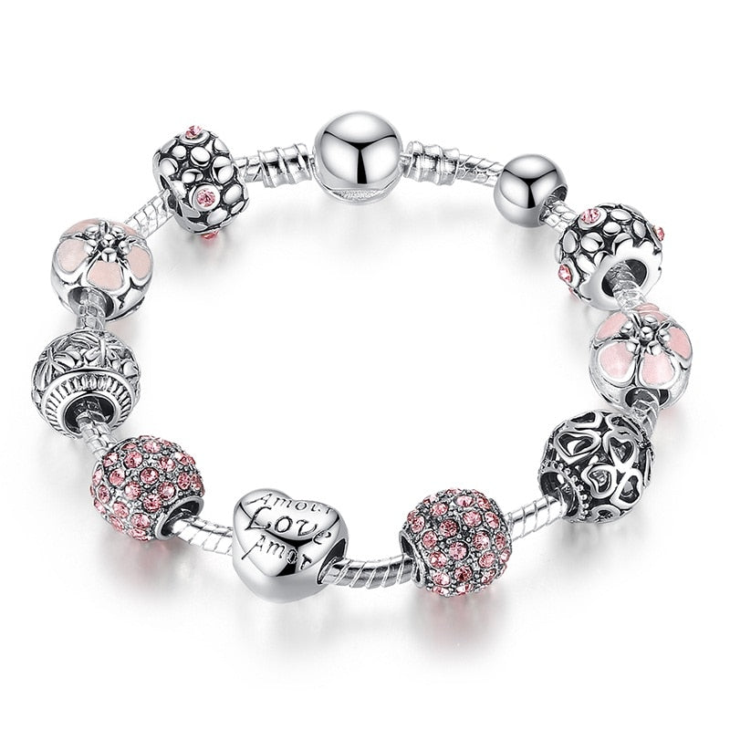 Pulseira de Berloque Completa com Berloques