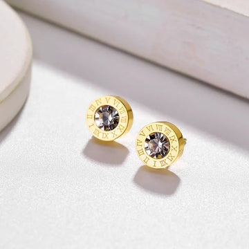 Brinco Imperial Romano com Cristal de Zircônia