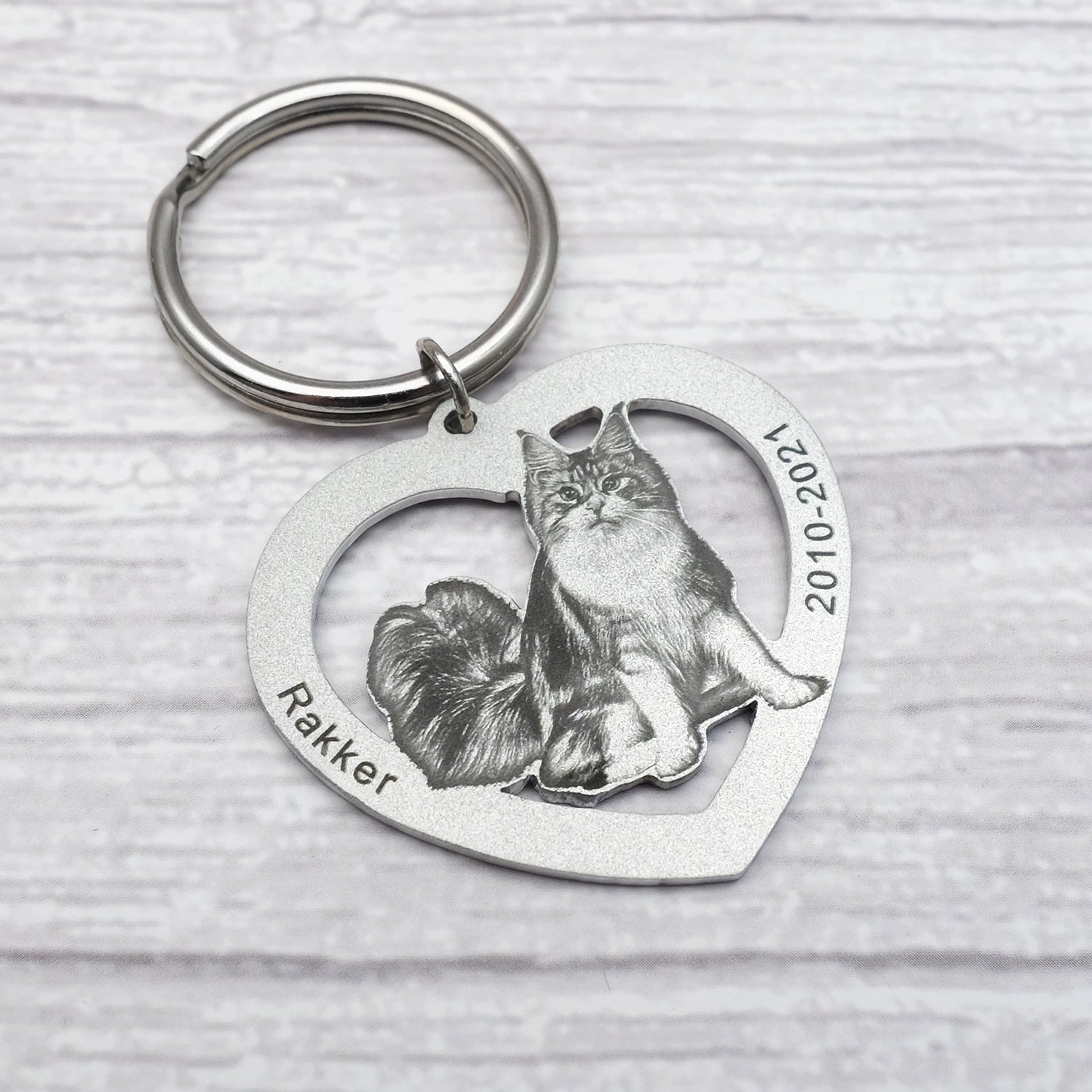 Chaveiro Personalizado Foto Pet - Amor Eterno