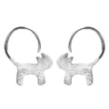 Brincos Zircônia Cúbica Detalhes de Gato