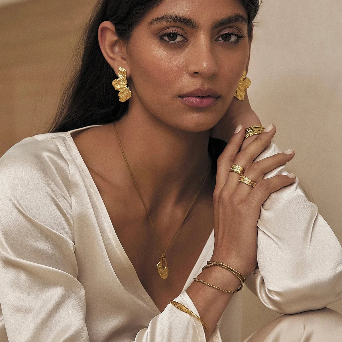 Pulseira Ouro 18k Detalhes Minimalista