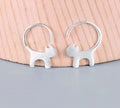 Brincos Zircônia Cúbica Detalhes de Gato