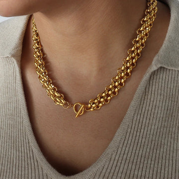 Colar Banhado a ouro 18k