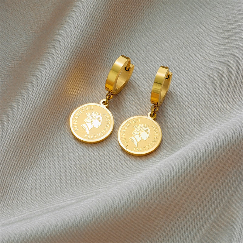 Brinco Com Pingente Australia Banhado a ouro 18k