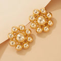 Brincos de Metal Ingemark Detalhes em Dourado