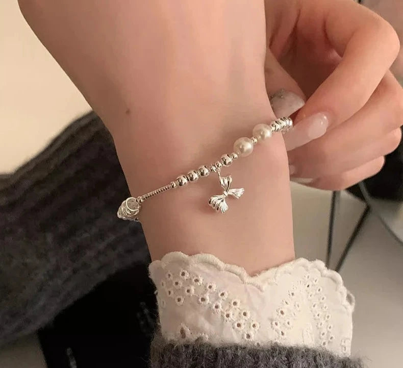 Pulseira Zircônia Cúbica Detalhes em Laço