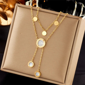 Colar Elegancy Dourado Romano