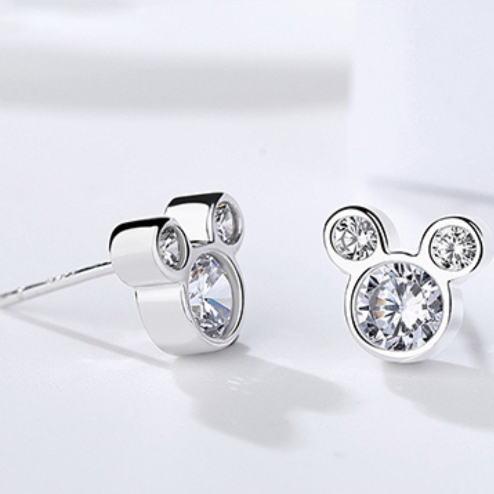 Brinco Mickey - Prata 925